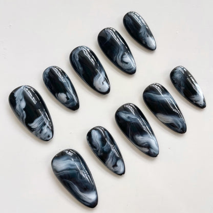 Shadowed Marble 24PCS Handpainted